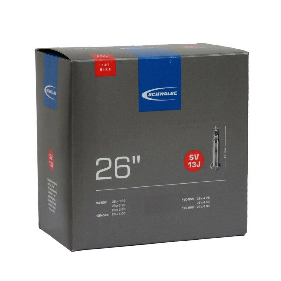 CHAMBRE A AIR - Schwalbe Tube 26X3.50-4.80 PRESTA FAT BIKE SV13J - OURS VÉLOS