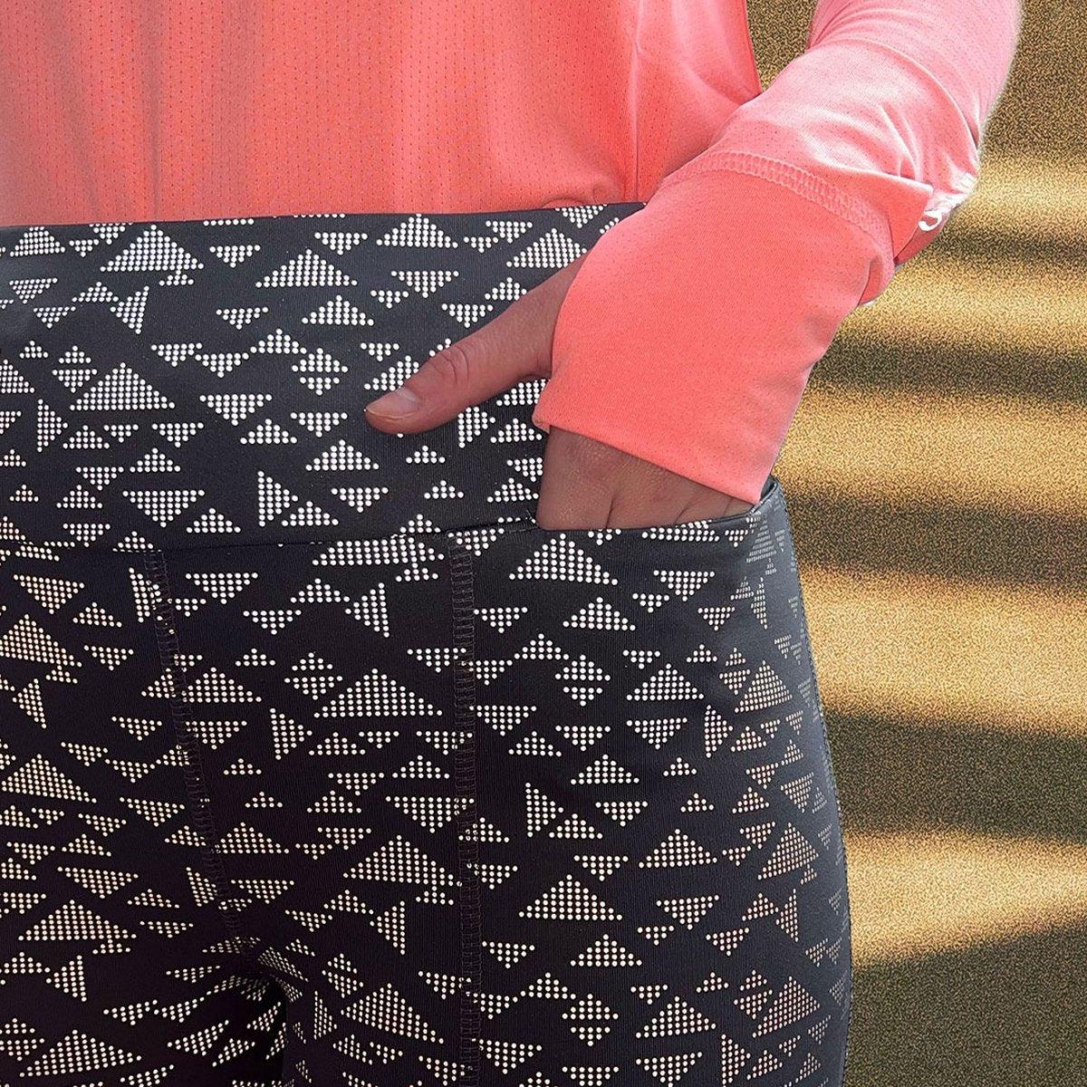 GOFLUO - Guêtres Leggings - Cityglow - imprimé réfléchissant - OURS VÉLOS