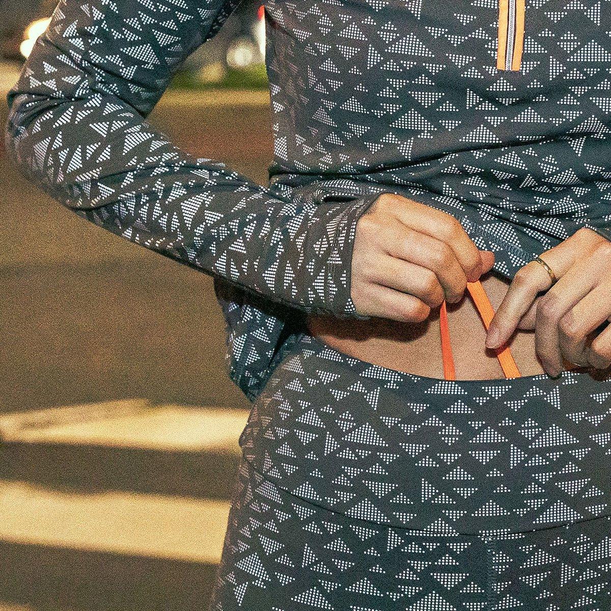 GOFLUO - Guêtres Leggings - Cityglow - imprimé réfléchissant - OURS VÉLOS