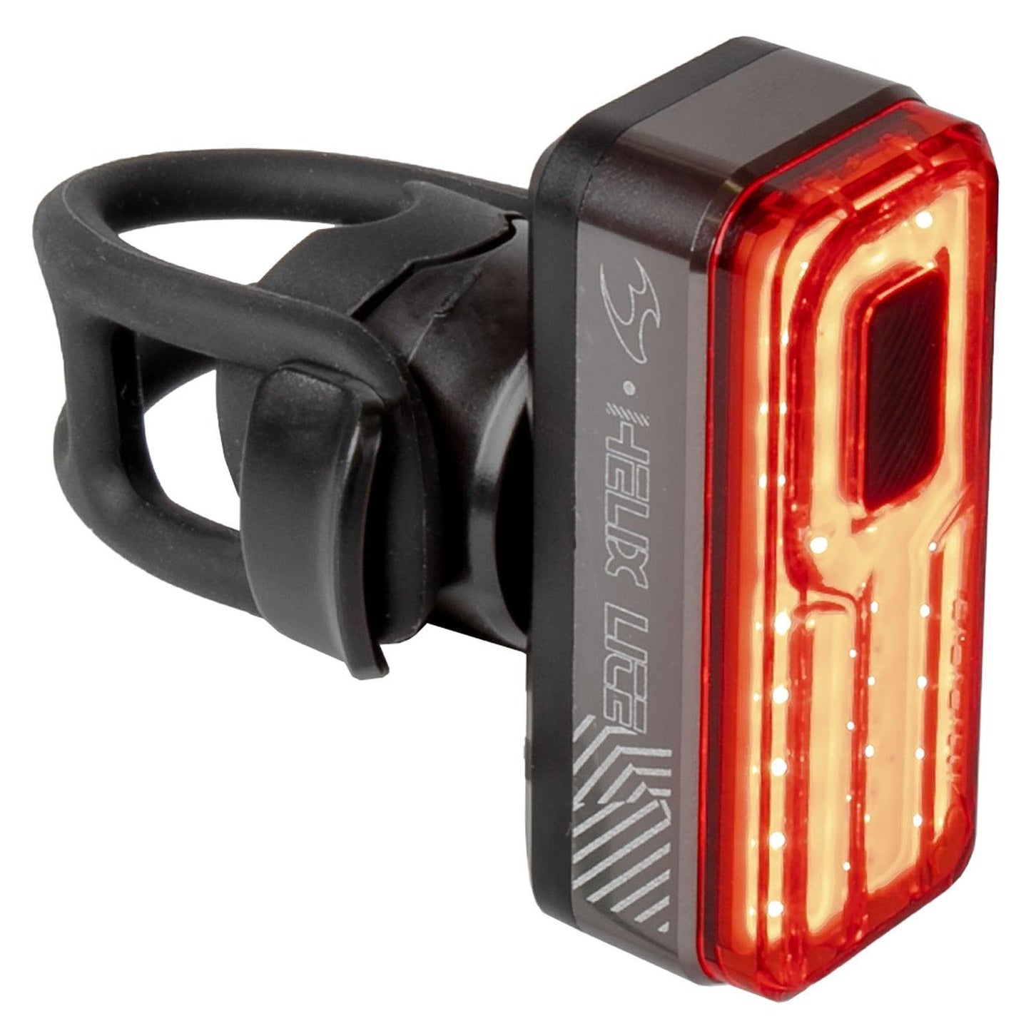 Eclairage arrière -HELIX LITE. MOON. 27 LED COB rouges - OURS VÉLOS