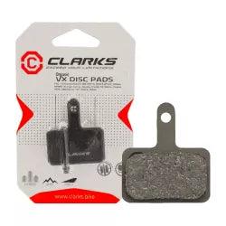 CLARKS - PLAQUETTE FREIN VTT 34 CLARKS ORGANIQUE ADAPT. SHIMANO DEORE / TEKTRO / TRP / CLARKS (PR) / BRAKE PADS -MTB- 34 CLARKS ORGANIC FOR SHIMANO DEORE/TEKTRO/TRP/CLARKS (PAIR) - OURS VÉLOS
