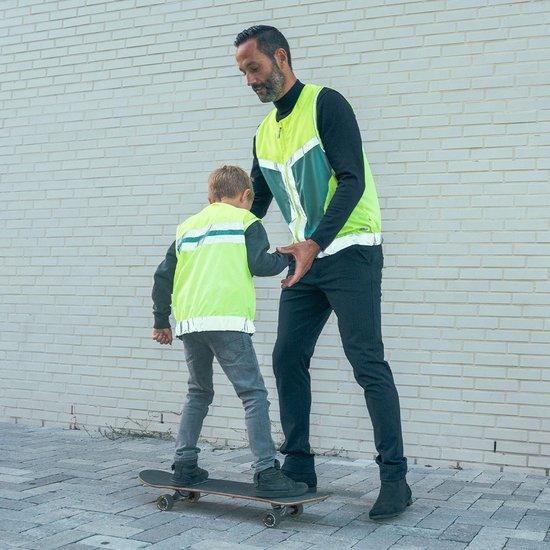 GOFLUO - Gilet Bodyglower - Rocco - Khaki - L (40) - OURS VÉLOS