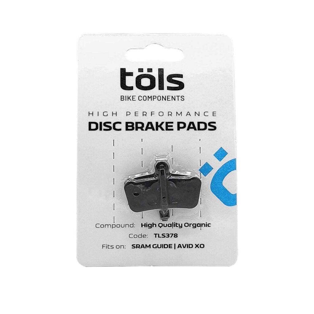 PLAQUETTE FREIN TÖLS ORGANIC BRAKE PAD SRAM GUIDE-AVID XO - OURS VÉLOS