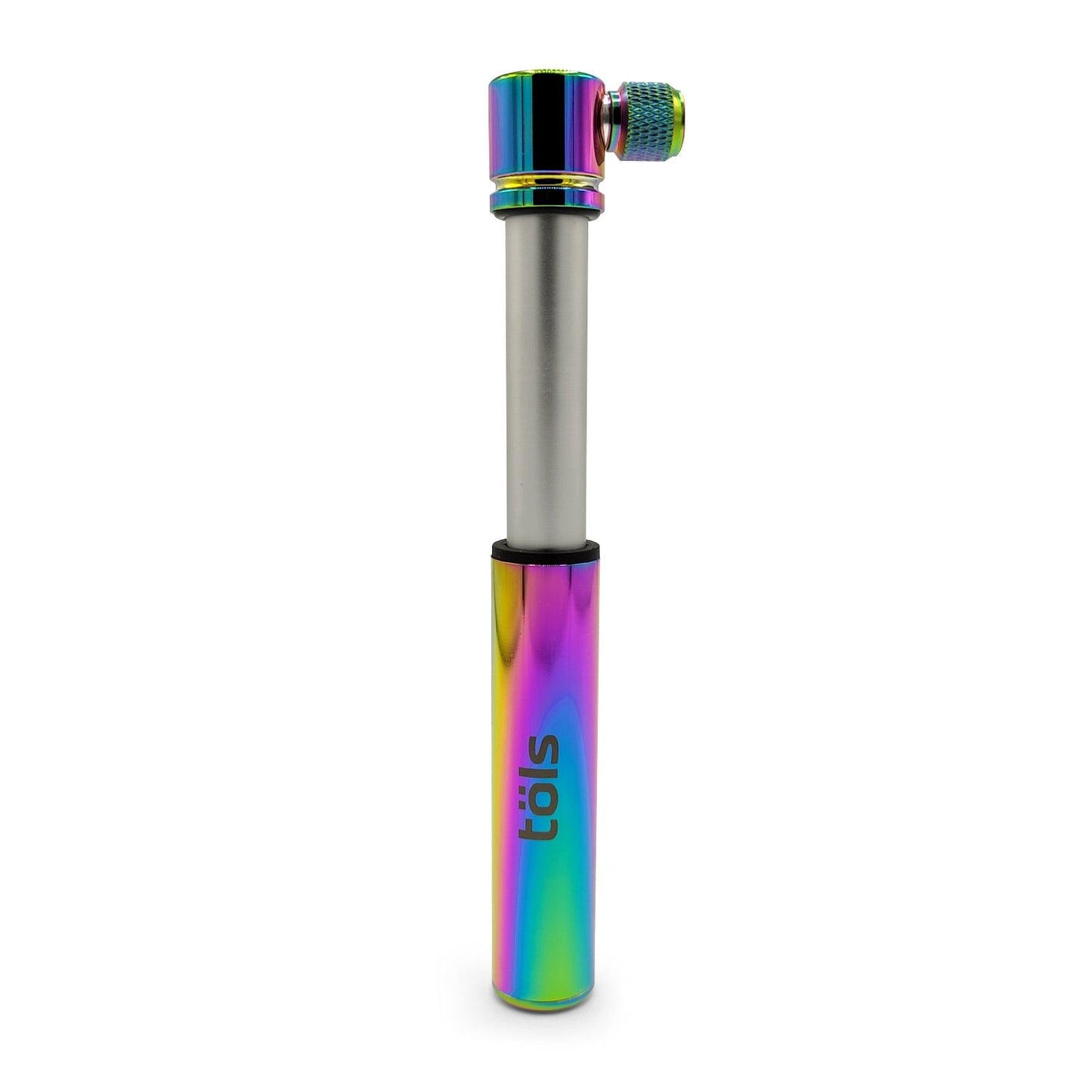 Mini Pompe Cameleon TÖLS AINA Rainbow - Pour valve PRESTA - OURS VÉLOS
