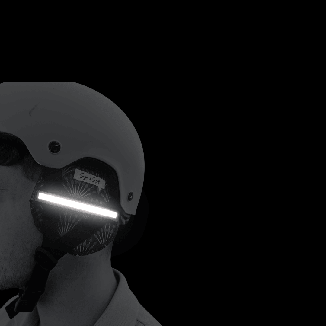 Les cache-oreilles de Mireille - Bleu Marine - OURS VÉLOS