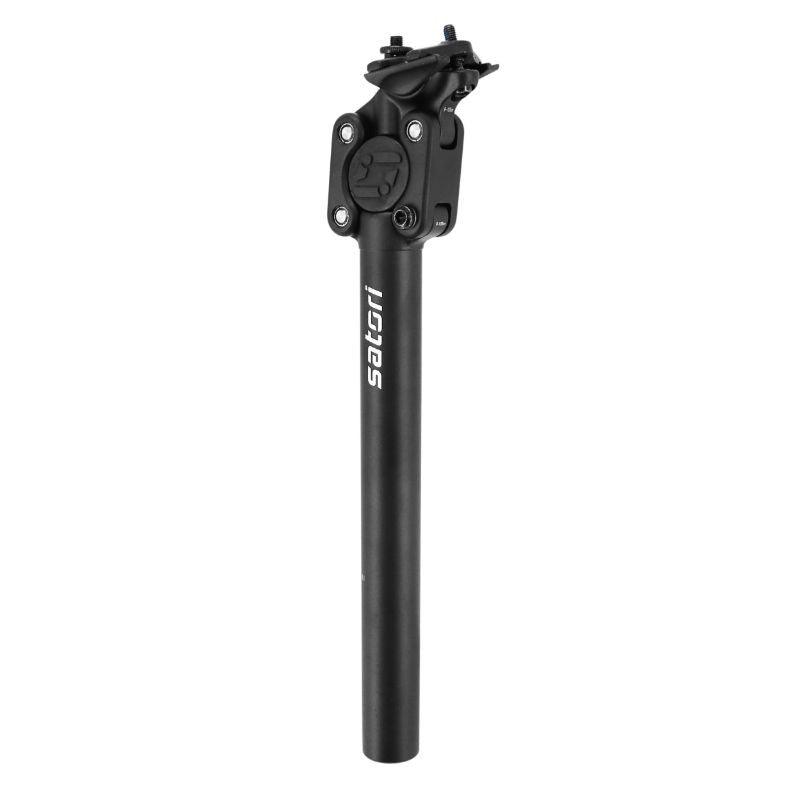 TIGE DE SELLE VTT SUSPENSION AVEC ELASTOMERE 70-90KGS SATORI DIAM 30.9 L350mm NOIR (EN BOITE) - OURS VÉLOS