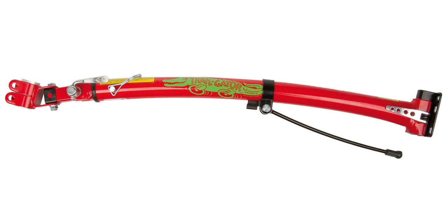 Barre de remorquage tandem pour velo enfant TRAIL-GATOR - OURS VÉLOS