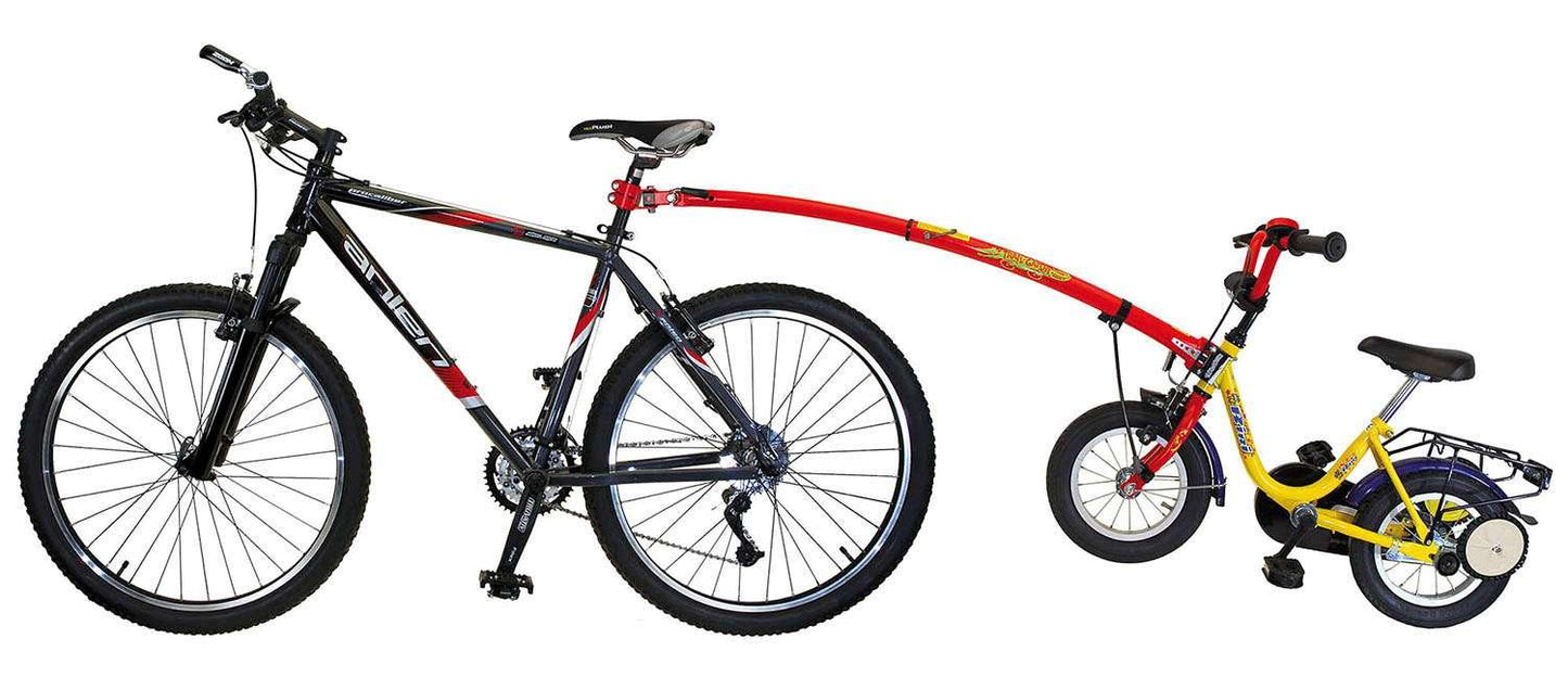 Barre de remorquage tandem pour velo enfant TRAIL-GATOR - OURS VÉLOS