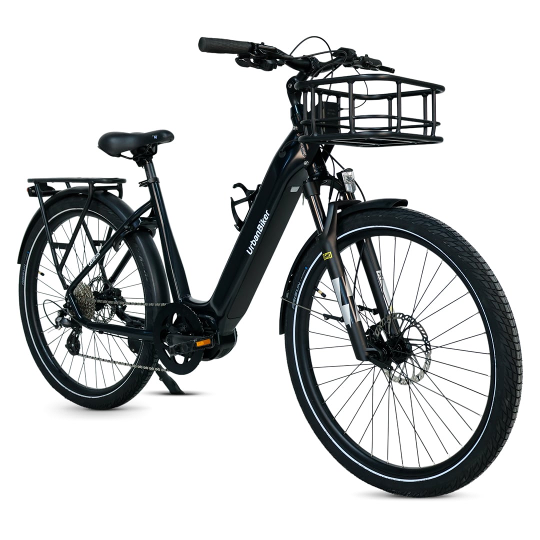 UrbanBiker UB110B – Vélo Électrique Urbain Confort 720 Wh | Moteur Central 95 Nm | Essai Disponible