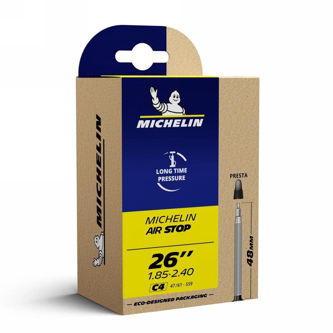 CHAMBRE A AIR - Michelin Inner Tube Airstop C4 47/61X559 Presta 48mm - OURS VÉLOS