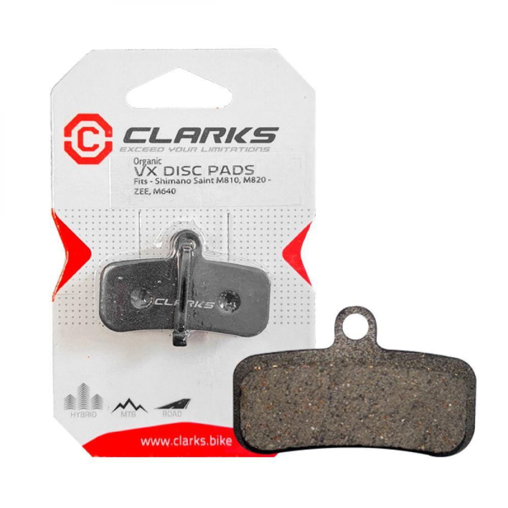 CLARKS - PLAQUETTE FREIN VTT 36 CLARKS ORGANIQUE ADAPT SHIMANO SAINT / ZEE / TEKTRO / TRP 4 PISTONS (PR) / BRAKE PADS -MTB- 36 CLARKS ORGANIC FOR SHIMANO SAINT/ZEE/TEKTRO/TRP 4 PISTONS (PAIR) - OURS VÉLOS