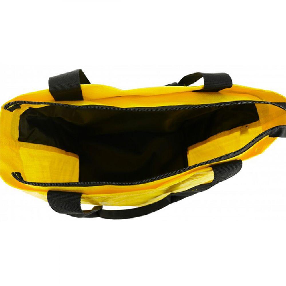 Sacoche arrière HAPO G pp recyclé fixation porte-bagages - JAUNE - OURS VÉLOS