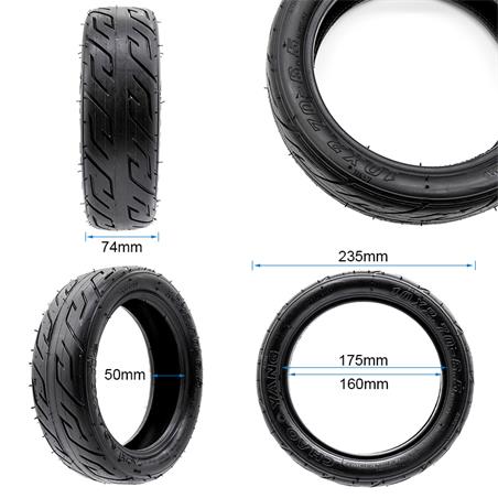 Pneu Tubeless 10x2,7-6,5 - Chaoyang