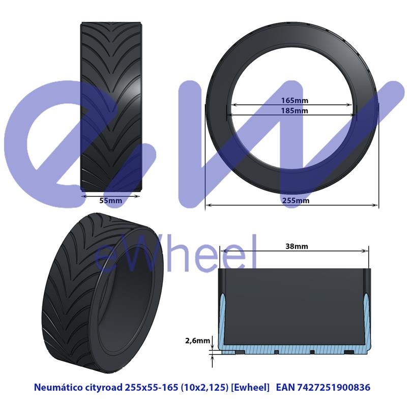 Pneu Cityroad 10x2,125-6.5