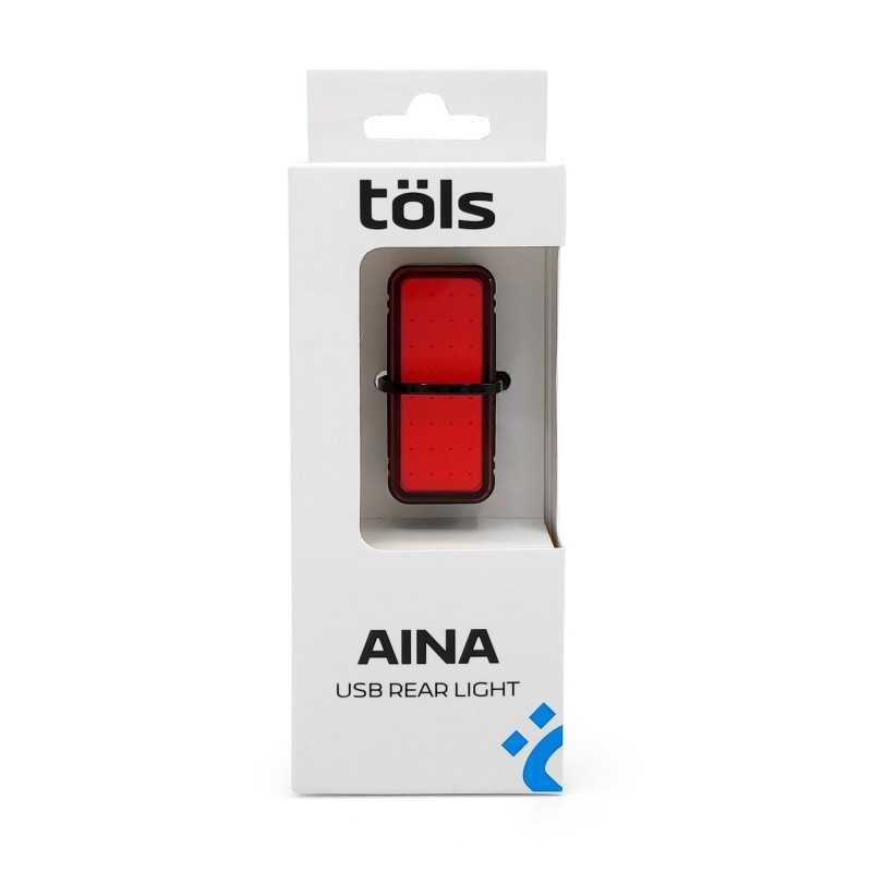 Éclairage arriere TOLS AINA USB REAR LIGHT - OURS VÉLOS