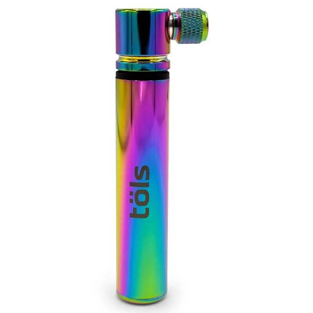 Mini Pompe Cameleon TÖLS AINA Rainbow - Pour valve PRESTA - OURS VÉLOS