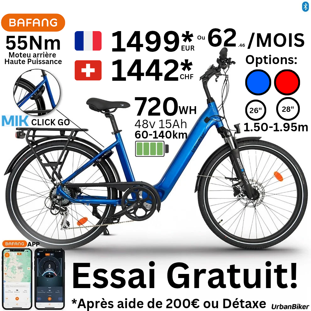 DEMO / Essai UrbanBiker UB100B | VAE de ville