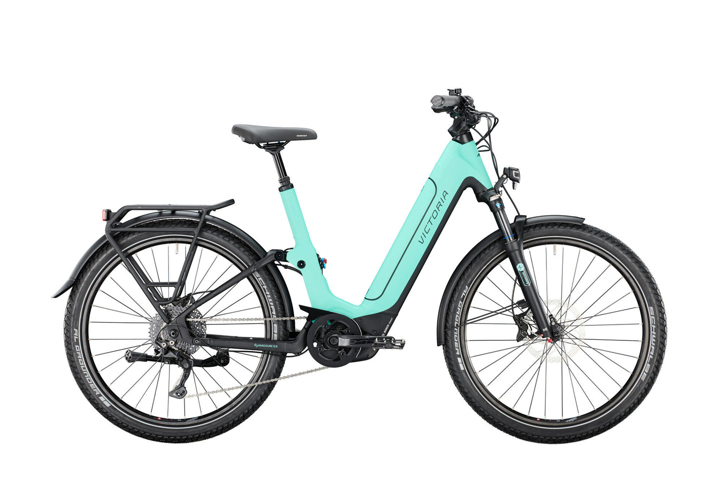 VICTORIA eParcours 12.8 – VTT électrique tout-suspendu Bosch Performance CX 625Wh (27,5” / L 56 cm). Destockage dernière pièce. Essai disponible