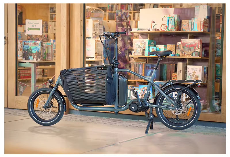 ATMOSE ESP3 – Vélo Cargo Compact Électrique Moteur Central 110 Nm. Demo / Essai disponible.