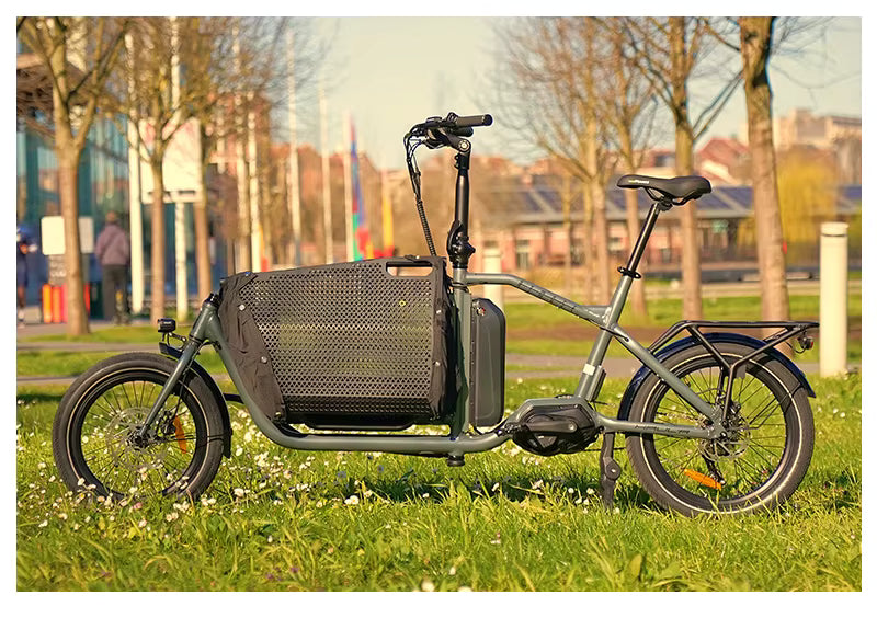 ATMOSE ESP3 – Vélo Cargo Compact Électrique Moteur Central 110 Nm. Demo / Essai disponible.