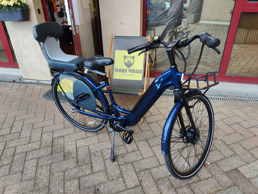 Occasion: Vélo électrique urbain KUMA Bikes S2 – 504Wh Samsung – 3 vitesses Nexus – 22 kg – Taille 48 M (convient 1,65 à 1.80 m, a essayer avant d'acheter. Demo / essai)