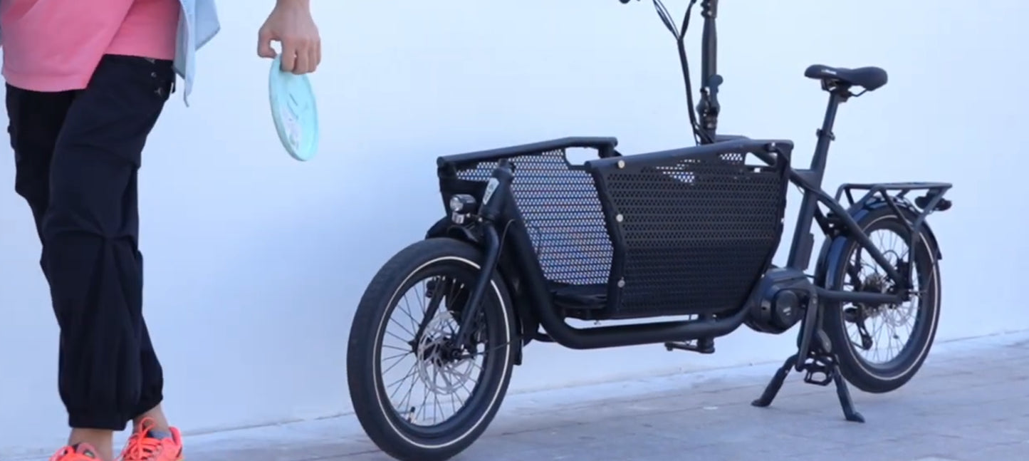 ATMOSE ESP3 – Vélo Cargo Compact Électrique Moteur Central 110 Nm. Demo / Essai disponible.