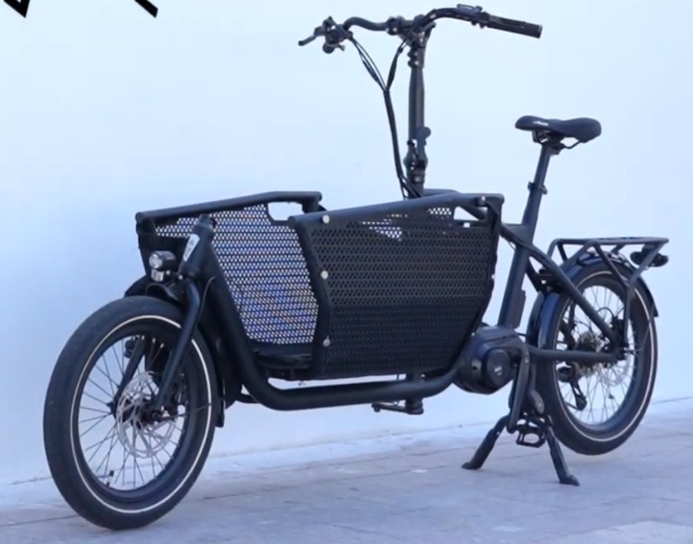 ATMOSE ESP3 – Vélo Cargo Compact Électrique Moteur Central 110 Nm. Demo / Essai disponible.