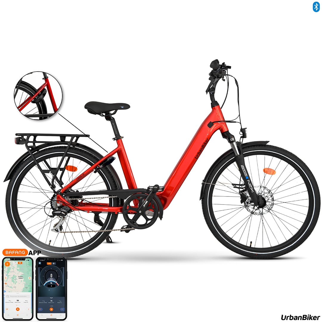E-Bike UB100B Rouge 26"