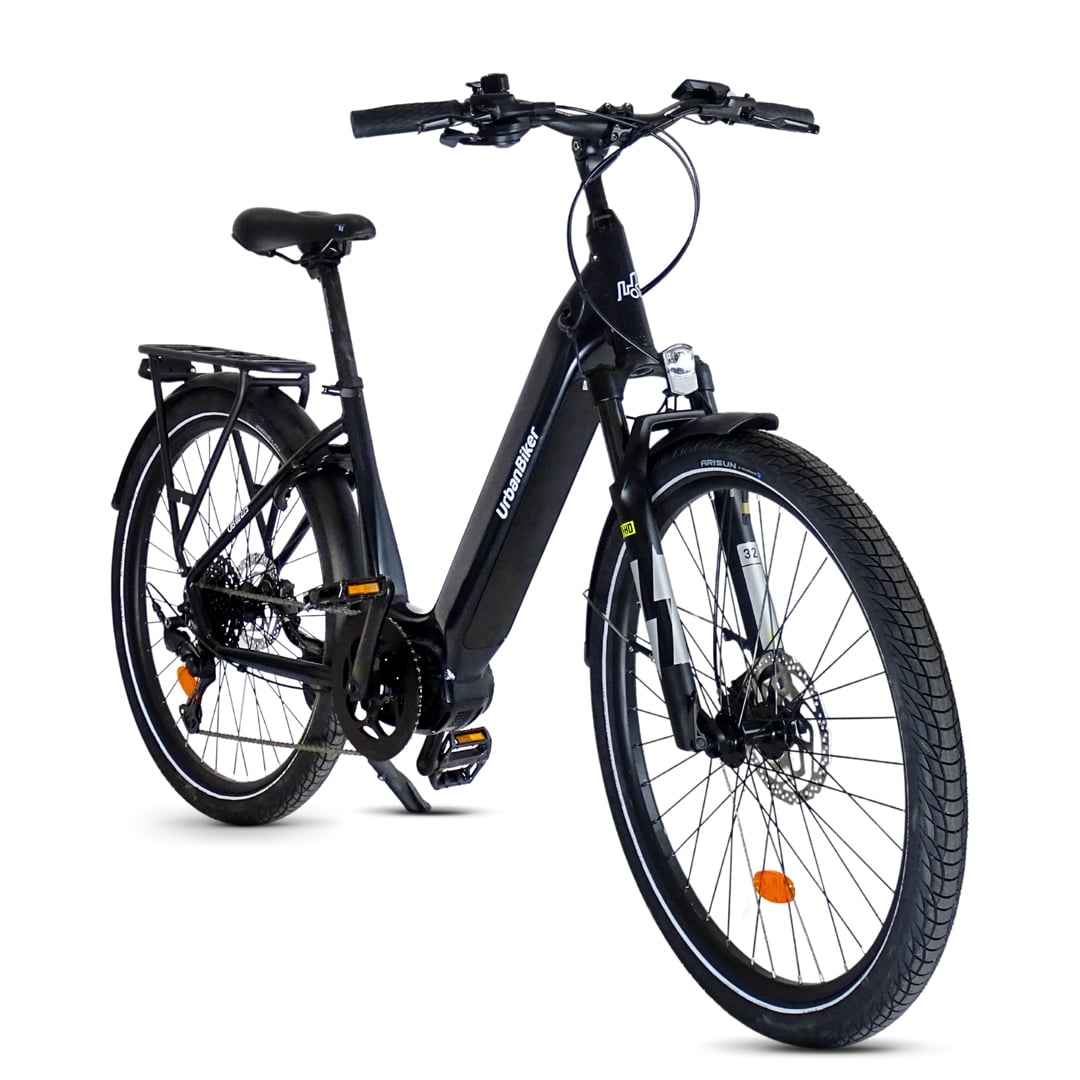 UrbanBiker UB110B – Vélo Électrique Urbain Confort 720 Wh | Moteur Central 95 Nm