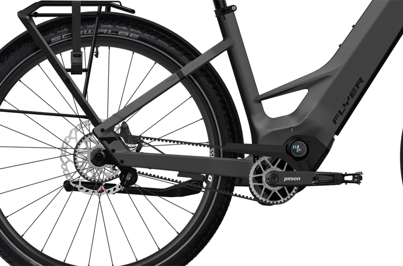 Velo DEMO / d'essai FLYER Goroc TR 7.33 - PINION E1.9 MGU Moteur avec Boitier de 9 Vitesses Automatiques