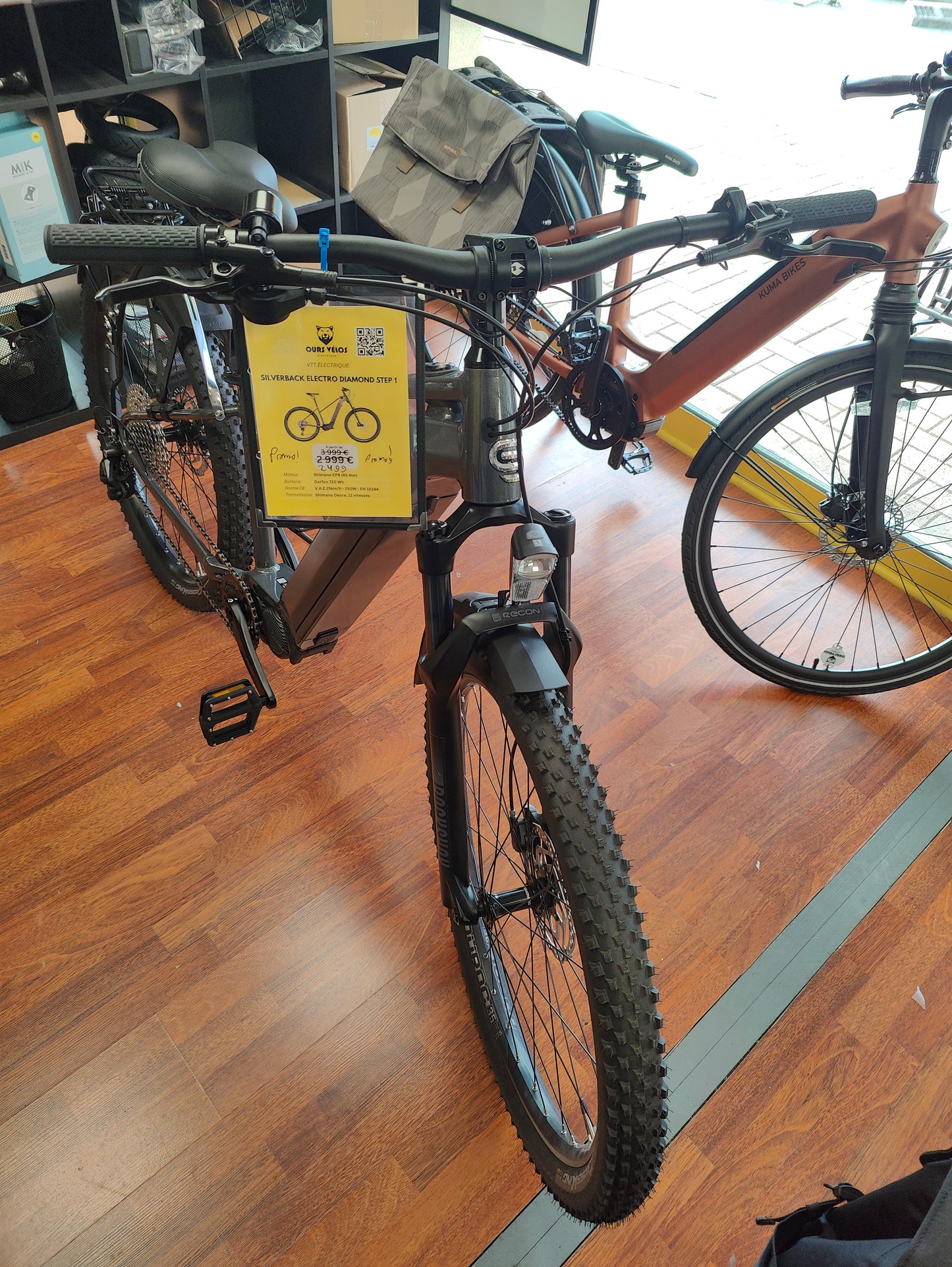 Vélo électrique DEMO d’essai SilverBack S-ELECTRO DIAMOND STEP 1